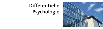 Arbeitsbereich Differentielle Psychologie und Psychologische Diagnostik 