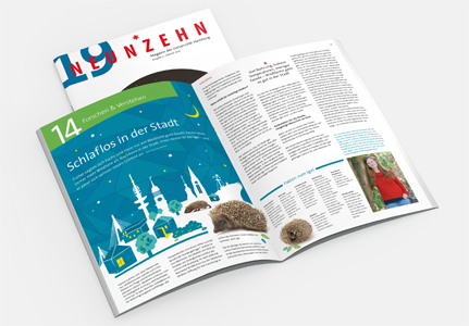 Die dritte Ausgabe des Hochschulmagazins „19neunzehn“ ist pünktlich zum Start des Wintersemesters erschienen. Foto: UHH/Sukhina