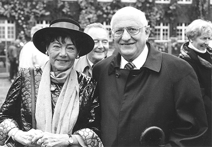 Gemeinsam mit seiner Ehefrau Hannelore hat Prof. Dr. Dr. h.c. Helmut Greve zahlreiche Vorhaben der Universität gefördert. Foto: UHH/Arbeitsstelle Universitätsgeschichte 
