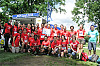 Drittgrößtes Team und gut an den roten T-Shirts zu erkennen: Die Läuferinnen und Läufer der UHH. Foto: UHH/Bothmann