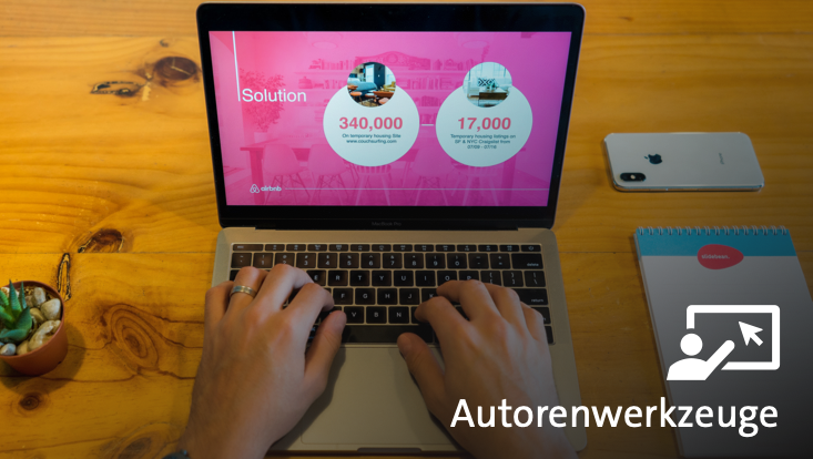 Präsentation am Laptop