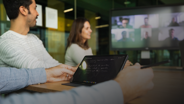 Interaktion im hybriden Meeting