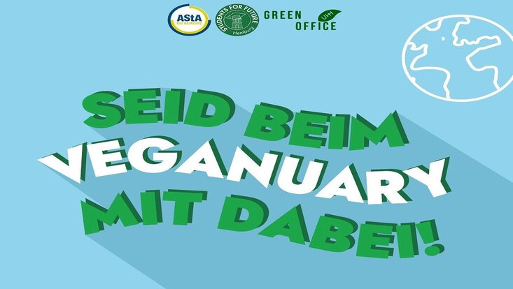 Banner mit dem Text "Seid beim Veganuary mit dabei!"
