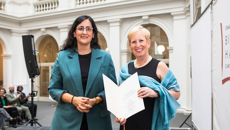 Maryam Blumenthal und Prof. Dr. Ania Muntau
