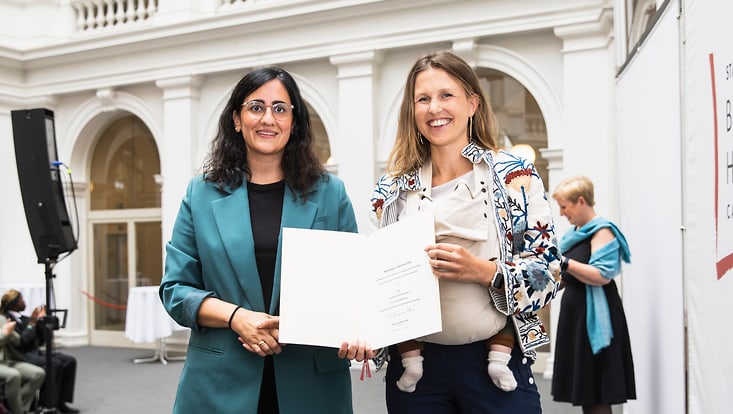Maryam Blumenthal und Laura Bischoff-Schumacher