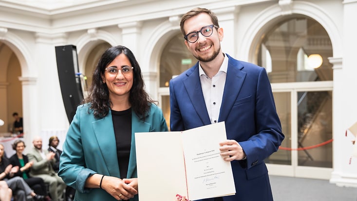 Maryam Blumenthal und Dr. Lars Longwitz