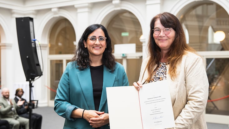 Maryam Blumenthal und Prof. Dr. Dorothea Alewell