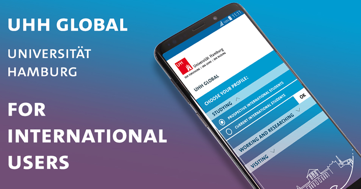 “UHH global” for iOS and Android Newsroom University of Hamburg