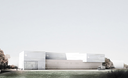 Im Dezember war Spatenstich: In Bahrenfeld entsteht das Center for Hybrid Nanostructures (CHYN), Forschungszentrum der Universität Hamburg. Grafik: Reiner Becker Architekten BDA, Berlin