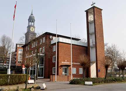 Ein Treffpunkt der dänischen Gemeinde in Hamburg: die dänische Seemannskirche. Foto: UHH/Riemer