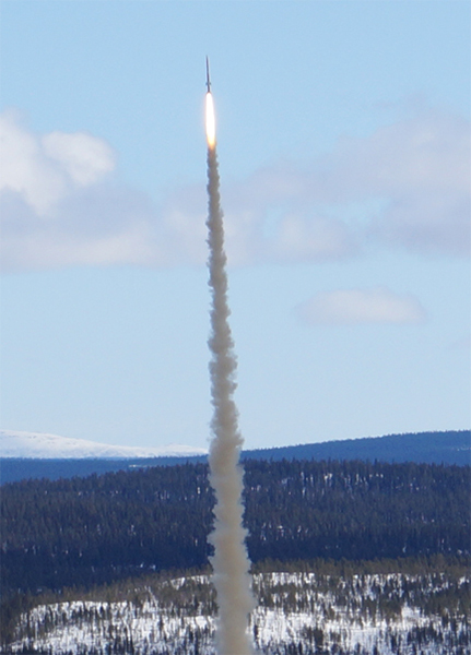 Start der Texus 51 Rakete, Foto: Airbus Defence and Space