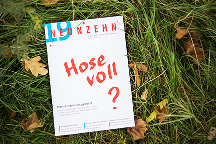 48 Seiten voller spannender Themen, unter anderem mit Tipps, wie man richtig präsentiert. Foto: UHH/Sukhina