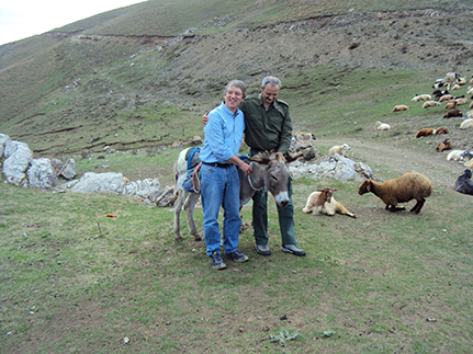 Prof. Dr. Michael Köhl (links) begleitete die Exkursion in den Iran. Foto: UHH/Zentrum Holzwirtschaft