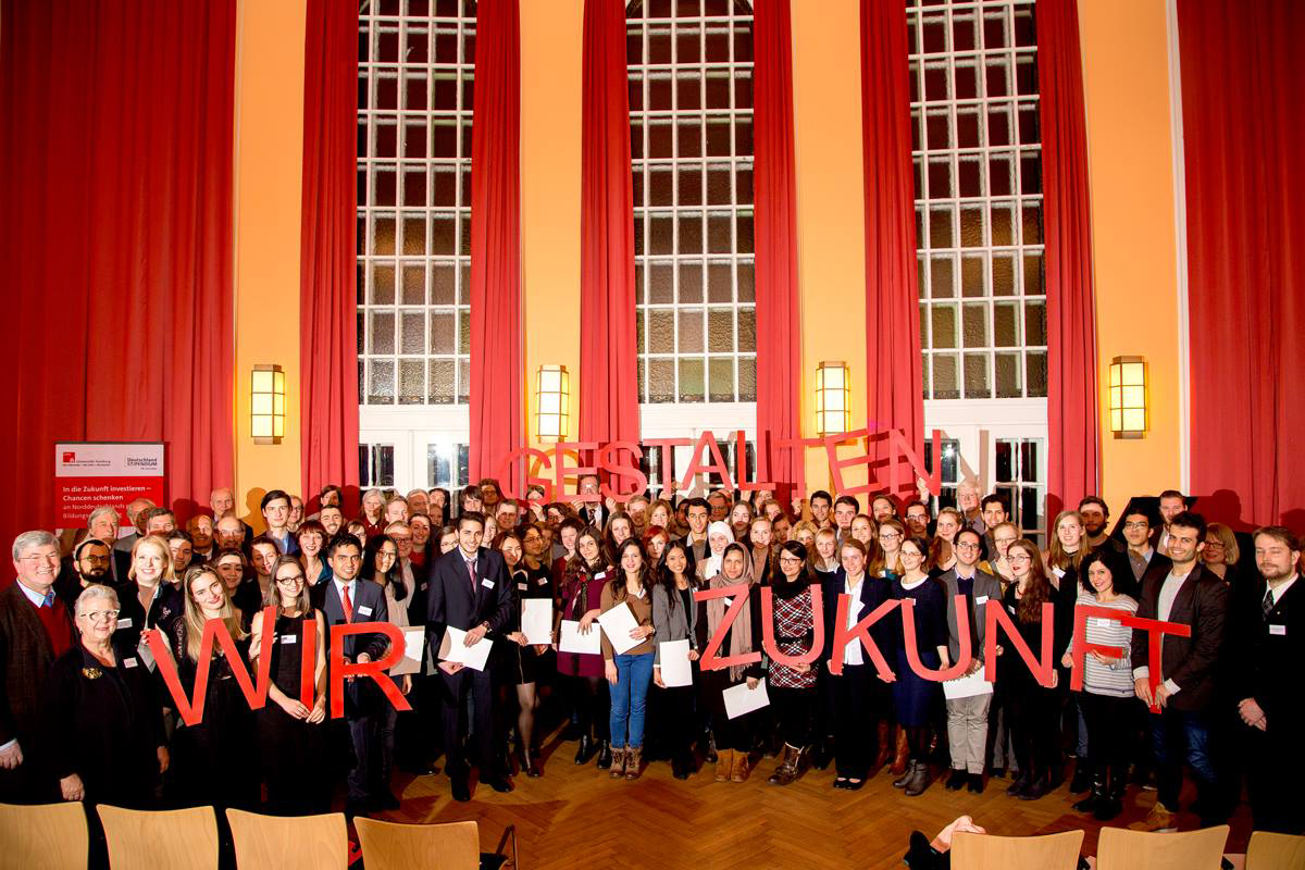 Am 24. Januar wurden 73 Deutschlandstipendien an Stipendiatinnen und Stipendiaten verliehen. Foto: UHH/Dingler