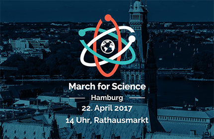 Am 22. April 2017 findet der internationale „March for Science“ statt. Foto: ScienceMarchHH