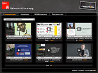 Screenshot der Lecture2Go-Medienplattform