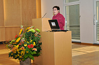Die amtierende stellvertretende Universitätspräsidentin Prof. Dr. Gabriele Löschper auf der Eröffnungsveranstaltung „100 Jahre Sinologie“, Foto: UHH/PS