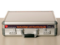 Das tragbare Aufzeichnungsgerät: Koffer, geschlossen