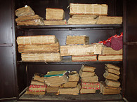 Handschriften aus der Sammlung des Klosters Gundä Gunde (Tigray, Nordäthiopien), Foto: D. Nosnitsin