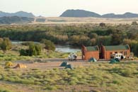 Forschungsstation am Oranje, dem Grenzfluss zwischen Südafrika und Namibia 