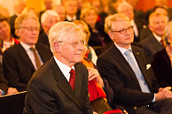 Dr. Peter Schäfer wurden von allen Festrednerinnen und -rednern für sein Engagement geehrt. Foto: Toni Momtschew