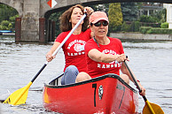 Alle Teilnehmerinnen und Teilnehmer legten sich mächtig ins Zeug. Foto: Hochschulsport Hamburg