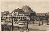 Das Hauptgebäude an der Edmund-Siemers-Allee in einer Postkartenansicht, vermutlich 1920er Jahre, Quelle: Hamburger Bibliothek für Universitätsgeschichte