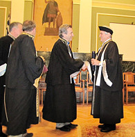 Ehrendoktor in Thessaloniki: Professor emeritus Dieter Harlfinger