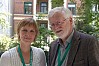 Die Organisatoren Julia Schumacher und Prof. Dr. Knut Hickethier, Foto: Nicola Weber