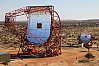 Das neue H.E.S.S. II Teleskop – mit 40 Metern Höhe das weltweit größte Spiegelteleskop. Foto: H.E.S.S. Collaboration, Clementina Medina/Irfu-CEA
