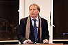 Prof. Dr. Wolfram Weiße, Direktor der Akademie der Weltreligionen, anlässlich der Podiumsdiskussion „Was ist der Islam“ am 7. Januar 2013. Foto: AWR/ Dr. Andreas Lohmann